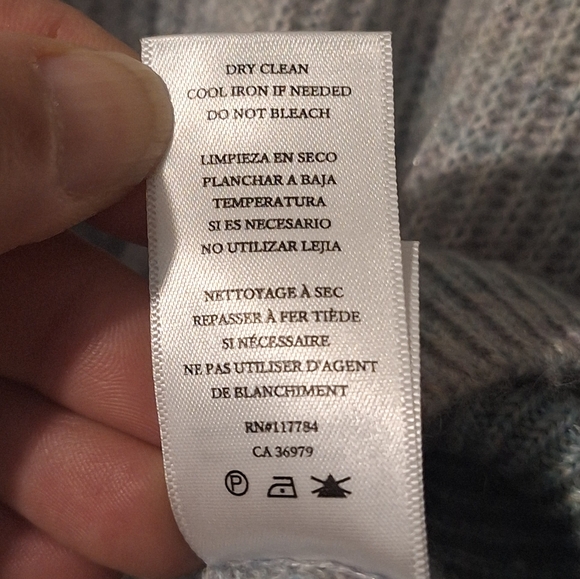 Rails Venus Blue Rainbow Sweater S Crewneck Ombre Soft Light - Picture 9 of 9